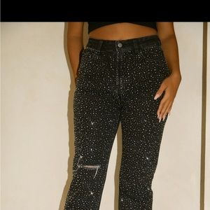 Rhinestone Jeans
